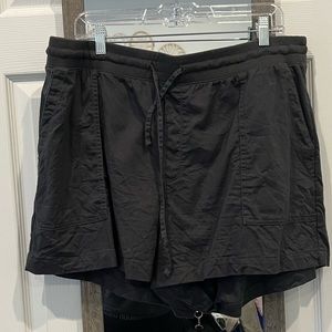 Gap gray stretchy drawstring shorts